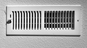 Air supply registers should be removed and the area behind them thoroughly cleaned.